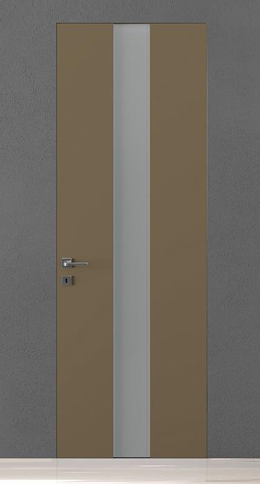 TREND TR14V, Ch, Cappuccino, стекло Satinati Bianco TR
